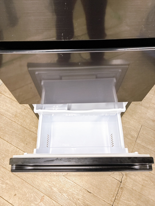 ヒタチ R-V38SVL(K) 一人暮らし単身用冷蔵庫 375L MKT0209101