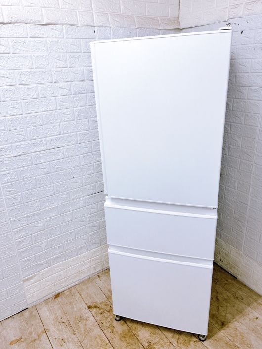 ミツビシ MR-C33K-W 一人暮らし単身用冷蔵庫 330L MKT011953