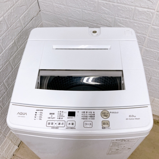 アクア 6.0kg 洗濯機 一人暮らし 小型 T08063