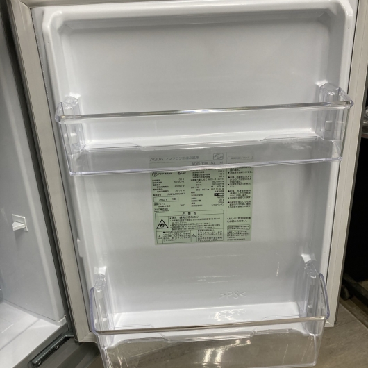 アクア AQR-13K(S) 2021年製 126L 冷蔵庫 美品【全国発送対応】