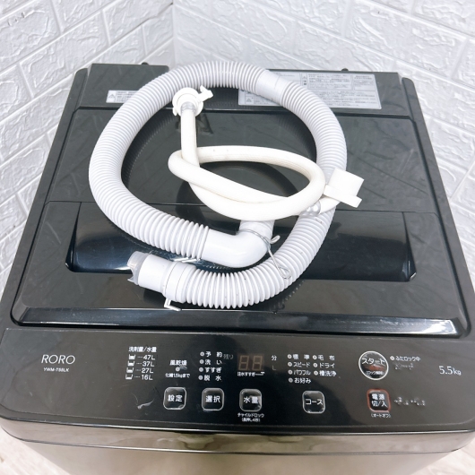 ヤマダ YWM-T55LK 一人暮らし単身用洗濯機 5.5kg OE100614