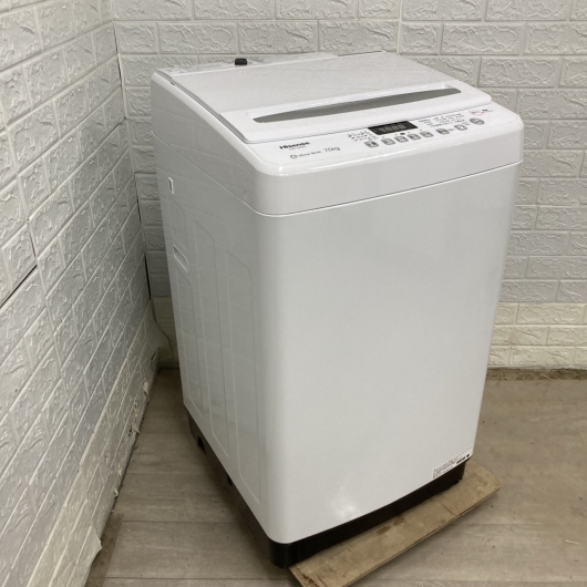 ハイセンス HW-G75C 2024年製 7.5kg 洗濯機 美品【全国発送対応】