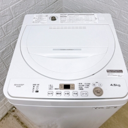 シャープ ES-GE4F 2022年製 4.5kg 洗濯機 美品【全国発送対応】
