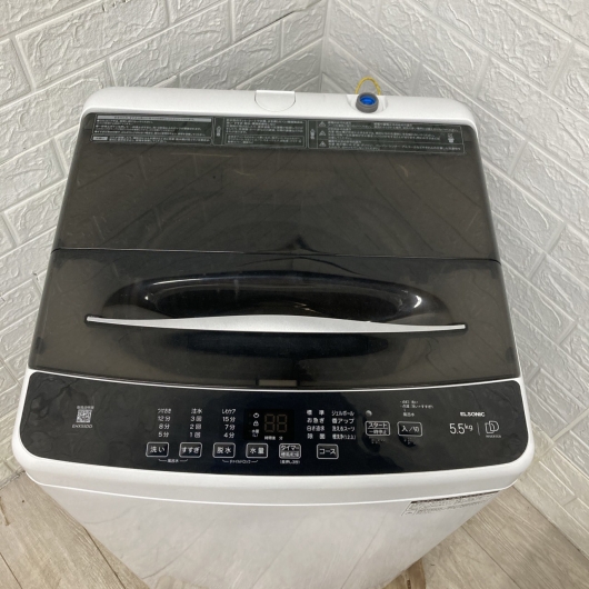 エルソニック EHX55DD 一人暮らし単身用洗濯機 5.5kg MKT102416