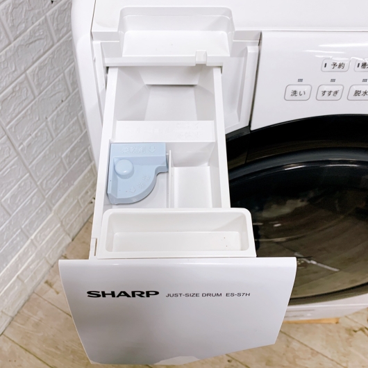 シャープ ES-S7H-WL 一人暮らし単身用洗濯機 7.0kg OE12183