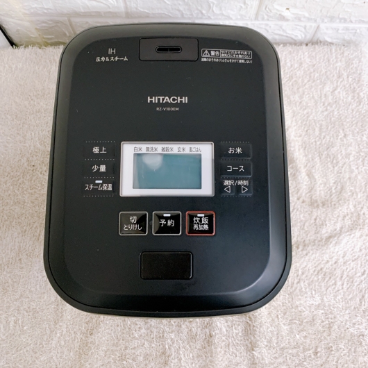 ヒタチ RZ-V100EM 一人暮らし単身用炊飯器 5.5合炊き CK092419