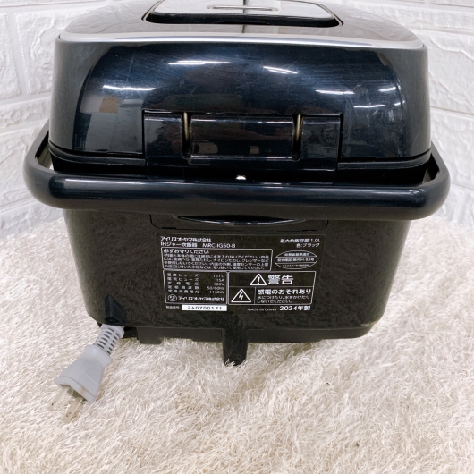 アイリスオーヤマ MRC-IG50-B 一人暮らし単身用炊飯器 5.5合炊き K08208