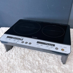 IRISOHYAMA アイリス オーヤマ 2口IHコンロ IHK-W12SP-B クッキングヒーター 2019年製