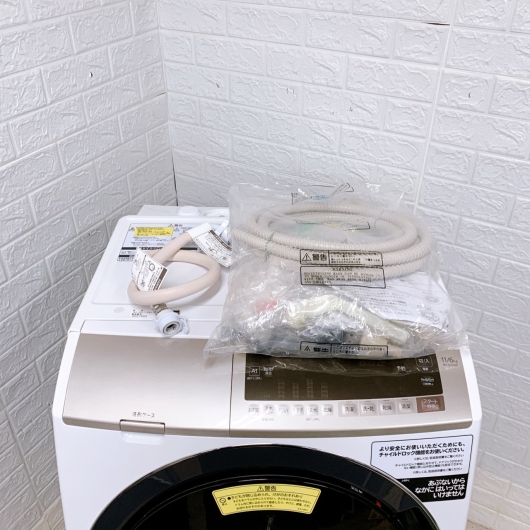 ヒタチ BD-SV110EL 一人暮らし単身用ドラム式洗濯機 11.0kg K10039