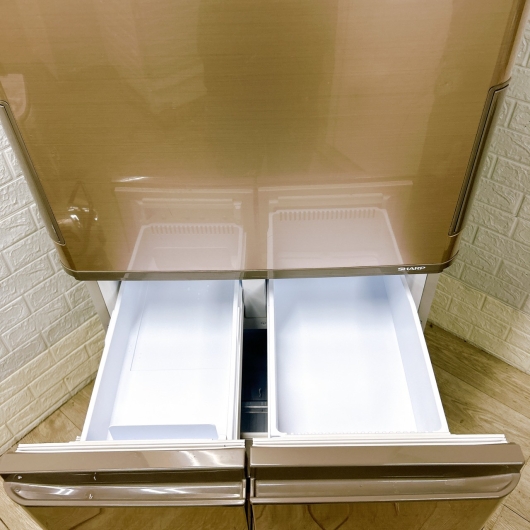 シャープ SJ-X414H-T 一人暮らし単身用冷蔵庫 412L K11173