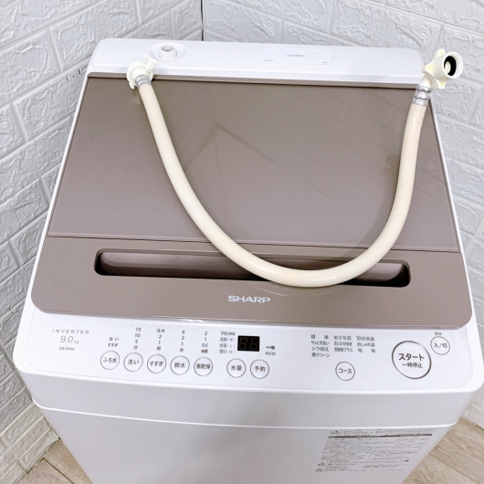 シャープ ES-GV9J-T 一人暮らし単身用洗濯機 9.0kg K11267