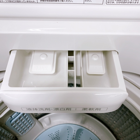 アクア AQW-GV80JBK 一人暮らし単身用洗濯機 8.0kg MKT01292