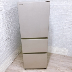 ヒタチ R-27KV(T) 一人暮らし単身用冷蔵庫 265L K09032