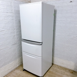ミツビシ MR-C34D-W 一人暮らし単身用冷蔵庫 335L OE01151