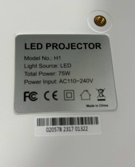 LED PROJECTOR H1 プロジェクター プロジェクションスクリーン