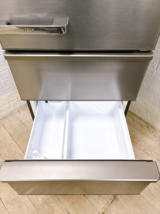 アクア AQR-V43K(S) 一人暮らし単身用冷蔵庫 430L MKT012280