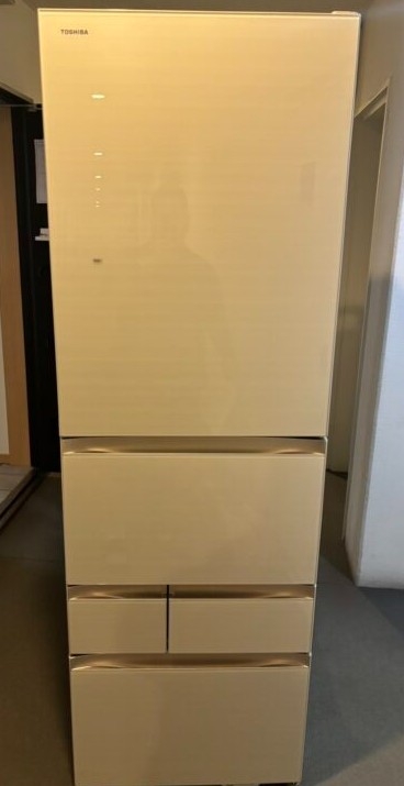 TOSHIBA 東芝 465L 5ドア冷蔵庫 GR-R470GW(ZC) 2020年製