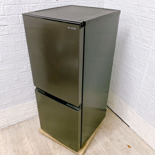 シャープ SJ-D15K-H 一人暮らし単身用冷蔵庫 152L K12041