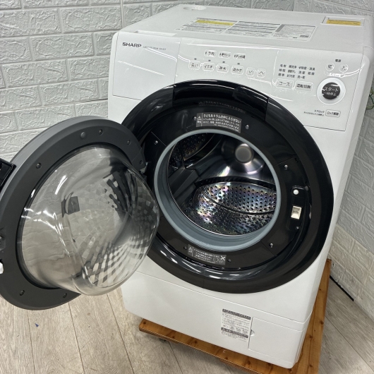シャープ ES-S7F-WL 一人暮らし単身用洗濯機 7.0kg OE09255