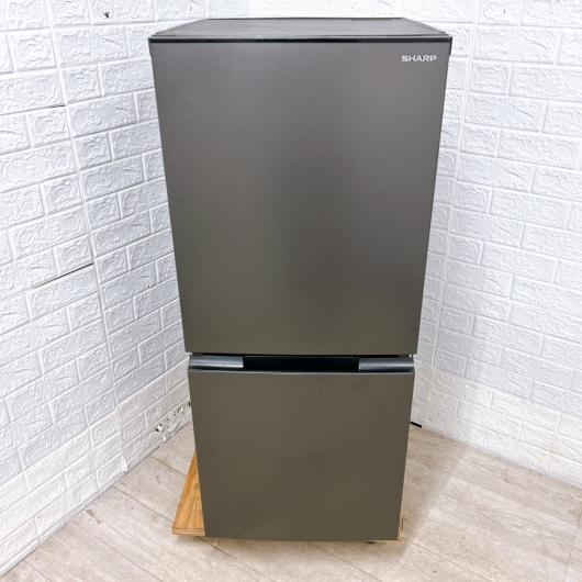 シャープ SJ-D15J-H 一人暮らし単身用冷蔵庫 152L B12179