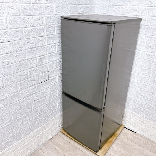 ミツビシ 三菱 MR-P15F-H 一人暮らし単身用冷蔵庫 146L K11143