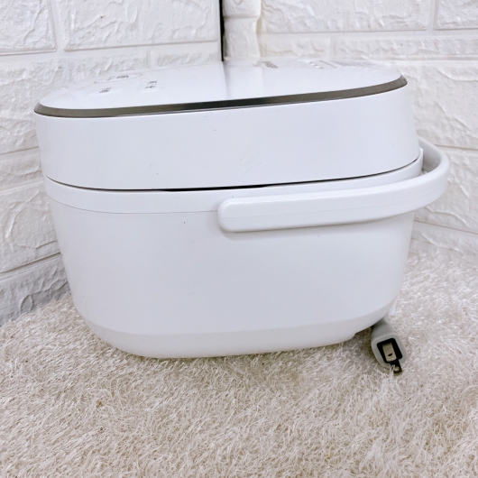 シャープ KS-CF05B-W 一人暮らし単身用炊飯器 3合炊き MKT101310