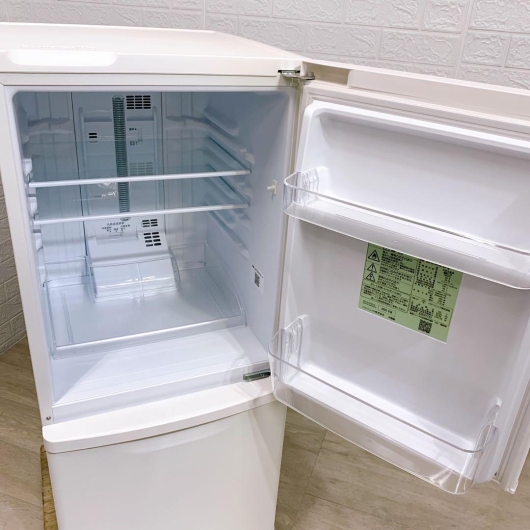 パナソニック 138L 2ドア冷蔵庫 NR-B14FW-W 2022年製