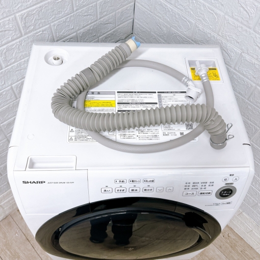 シャープ ES-S7F-WL ドラム式洗濯機 7.0kg MKT0330100