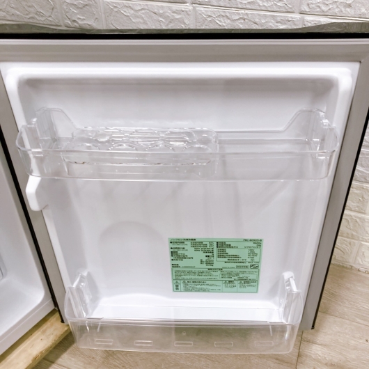 オーヤマ PRC-B092D-B 一人暮らし単身用冷蔵庫 87L K09222