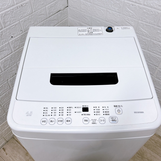 アイリスオーヤマ IAW-T451 一人暮らし単身用洗濯機 4.5kg OE12235