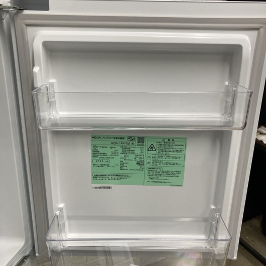 アクア AQR-14R(W) 一人暮らし単身用冷蔵庫 137L OE110127
