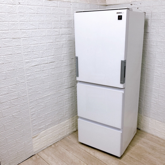 シャープ SJ-GW35J-W 一人暮らし単身用冷蔵庫 350L MKT10221