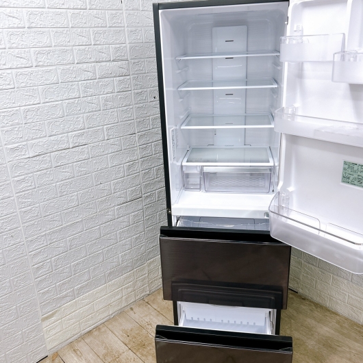 ヒタチ R-V32RV(K) 一人暮らし単身用冷蔵庫 315L MKT02042