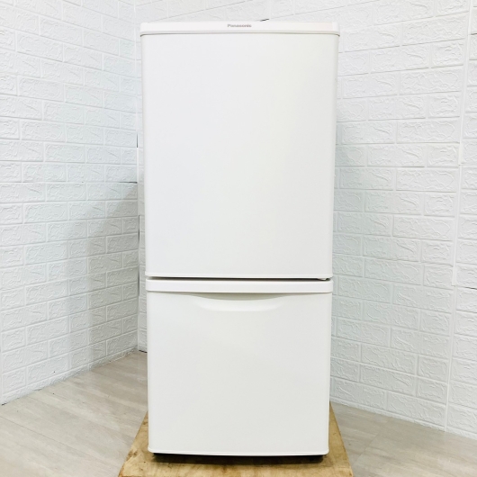 パナソニック 138L 2ドア冷蔵庫 NR-B14FW-W 2022年製