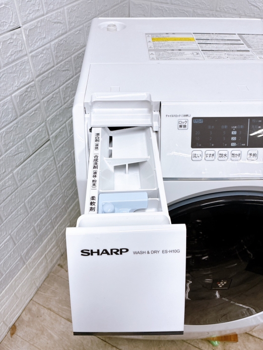 シャープ ES-H10G-WR 一人暮らし単身用洗濯機 10.0kg MKT011951