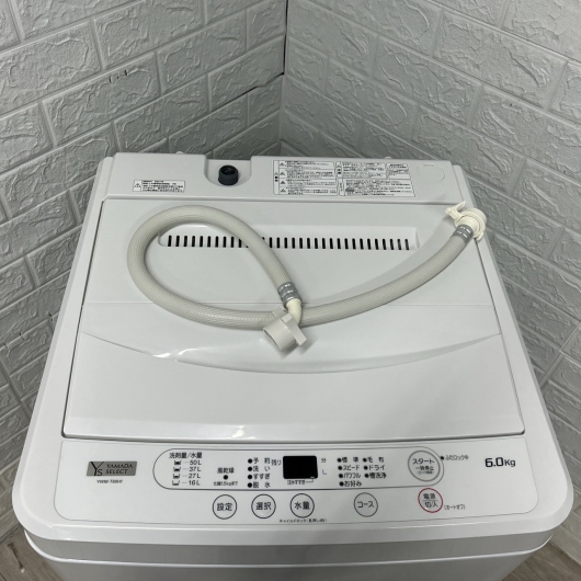 ヤマダ  YWM-T60H1 一人暮らし単身用洗濯機 6.0kg K10118