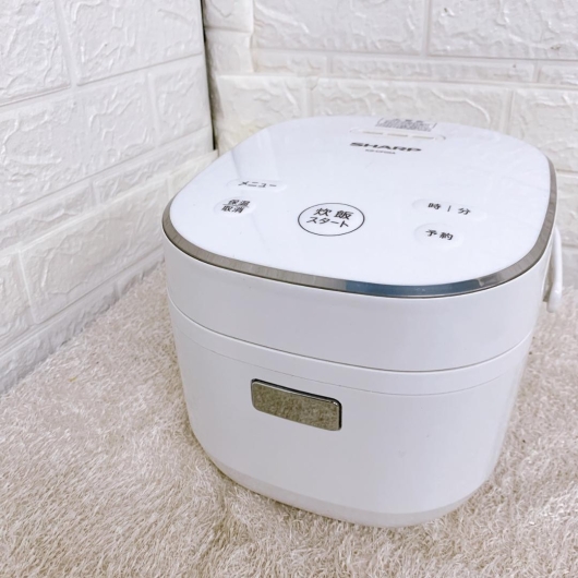 シャープ KS-CF05A 一人暮らし単身用炊飯器 3合炊き K08072