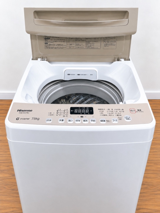 ハイセンス HW-DG75C 洗濯機 7.5kg EMJU3P