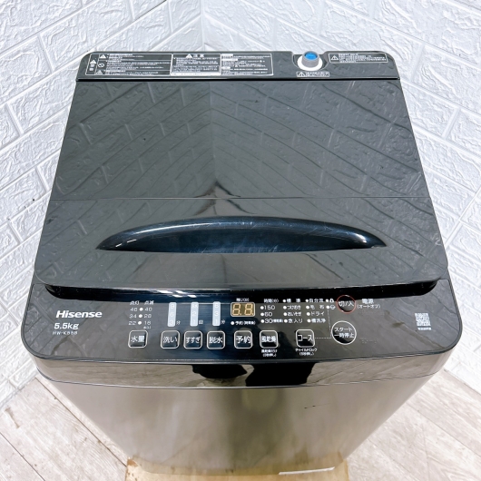 ハイセンス HW-K55B 一人暮らし単身用洗濯機 5.5kg B12062