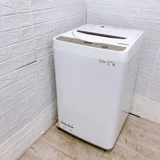 シャープ ES-GE6E-T 一人暮らし単身用洗濯機 6.0kg B11281