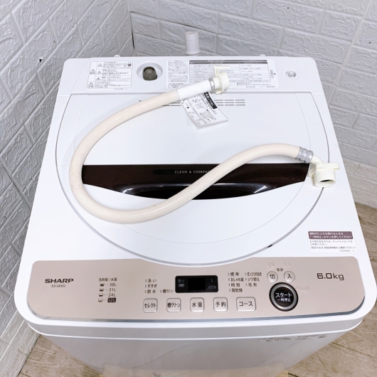 シャープ ES-GE6G-T 一人暮らし単身用洗濯機 6.0kg OE12011