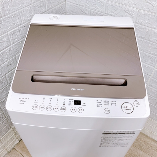 シャープ ES-GV9J-T 一人暮らし単身用洗濯機 9.0kg K11267
