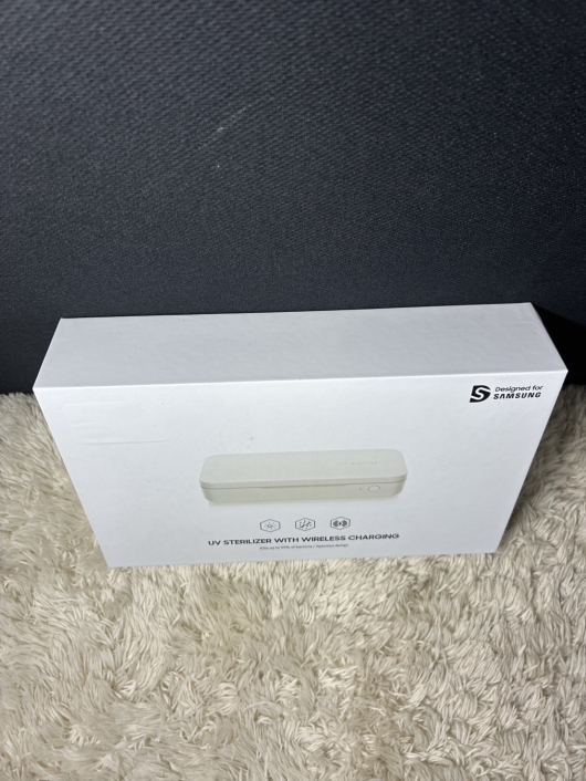 【未開封品】SAMSUNG UV除菌 急速ワイヤレス充電器 UV STERILIZER WITH WIRELESS CHARGING R21P008W