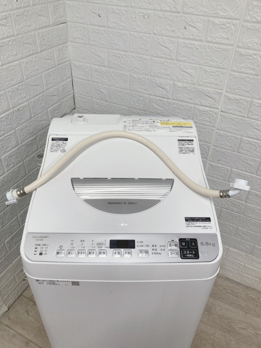 シャープ ES-TX5E-S 一人暮らし単身用洗濯機 5.5kg B121322