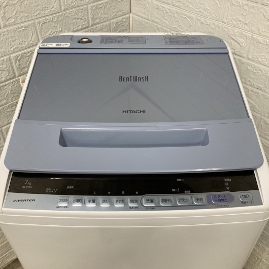 ヒタチ BW-V70C 2019年製 7.0kg 洗濯機【全国発送対応】