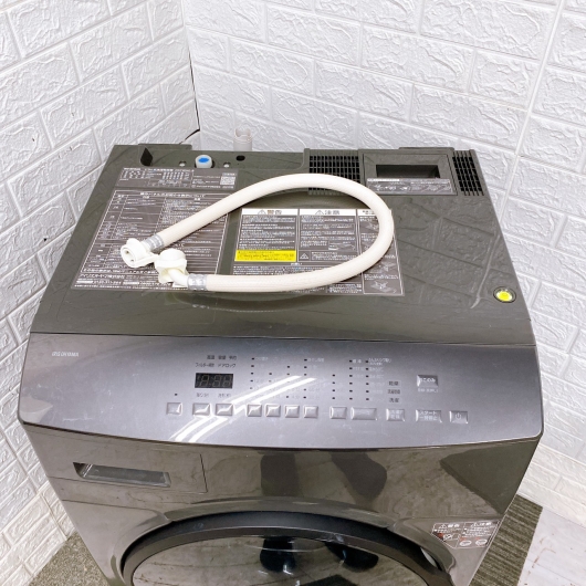 アイリスオーヤマ DKC85A1-B ドラム式洗濯機 8.0kg TK2298