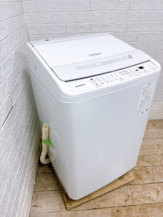 ヒタチ BW-V80J 一人暮らし単身用洗濯機 8.0kg B01144