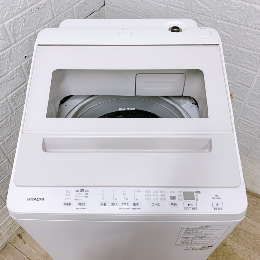 ヒタチ BW-V80K 一人暮らし単身用洗濯機 8.0kg K01252