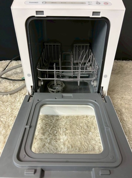 THANKO サンコー 食器洗い乾燥機 ラクアmini TK-MDW22W 2022年製