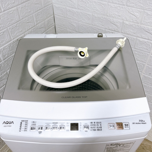 アクア AQW-P7R 一人暮らし単身用洗濯機 7.0kg B122516